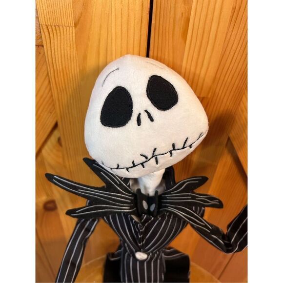 NIGHTMARE BEFORE CHRISTMAS Jack Skellington 26" Bendy Plush POSEABLE Disney (427 - Picture 2 of 10